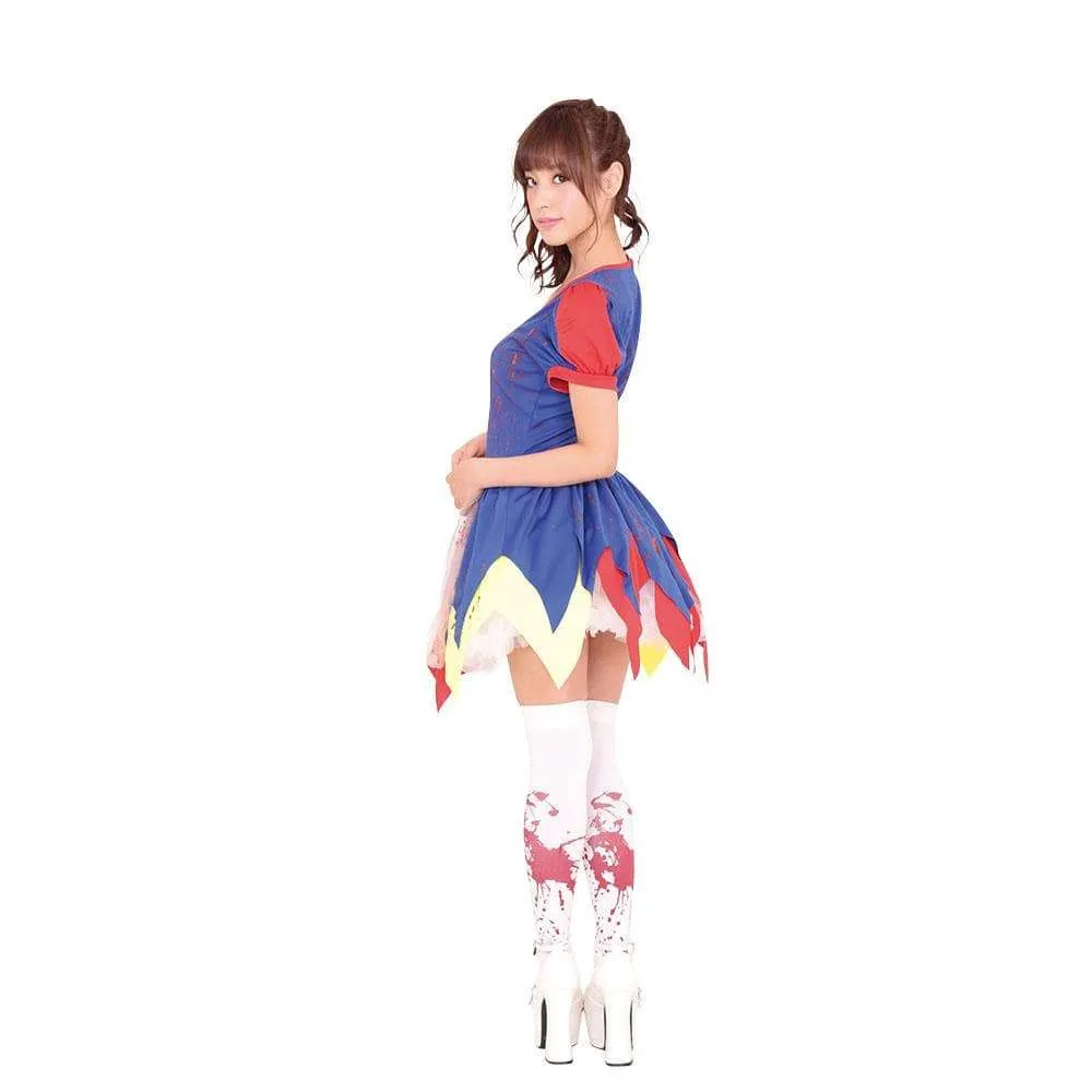 Garaku - Snow White Princess Halloween Zombie Costume (Multi Colour)