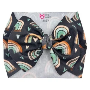 Grey Rainbows Headwrap