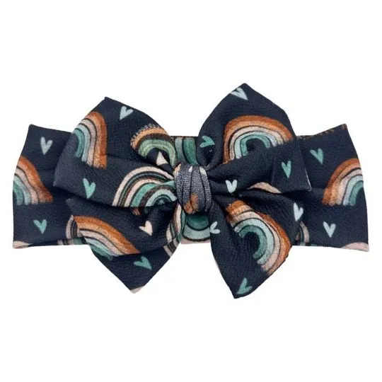 Grey Rainbows Headwrap