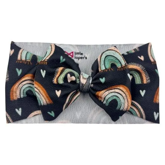 Grey Rainbows Headwrap