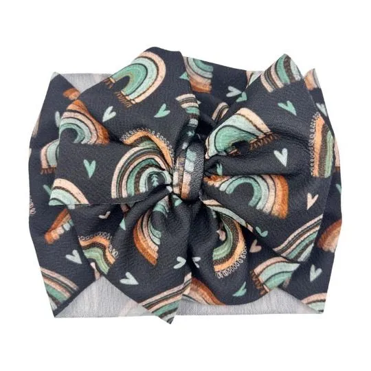 Grey Rainbows Headwrap
