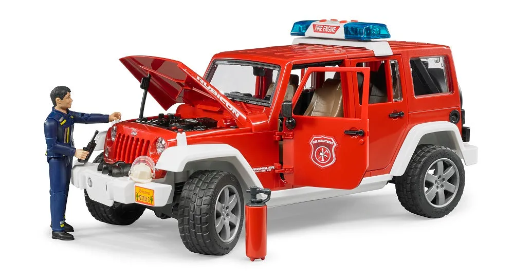 Jeep Rubicon Fire Rescue With Fireman