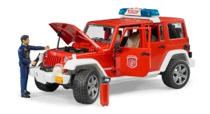 Jeep Rubicon Fire Rescue With Fireman