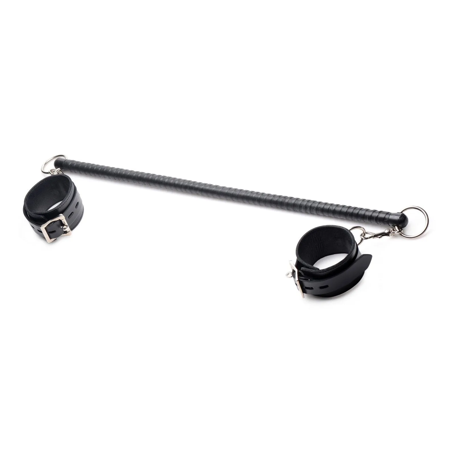 Leather Wrapped Spreader Bar With Cuffs