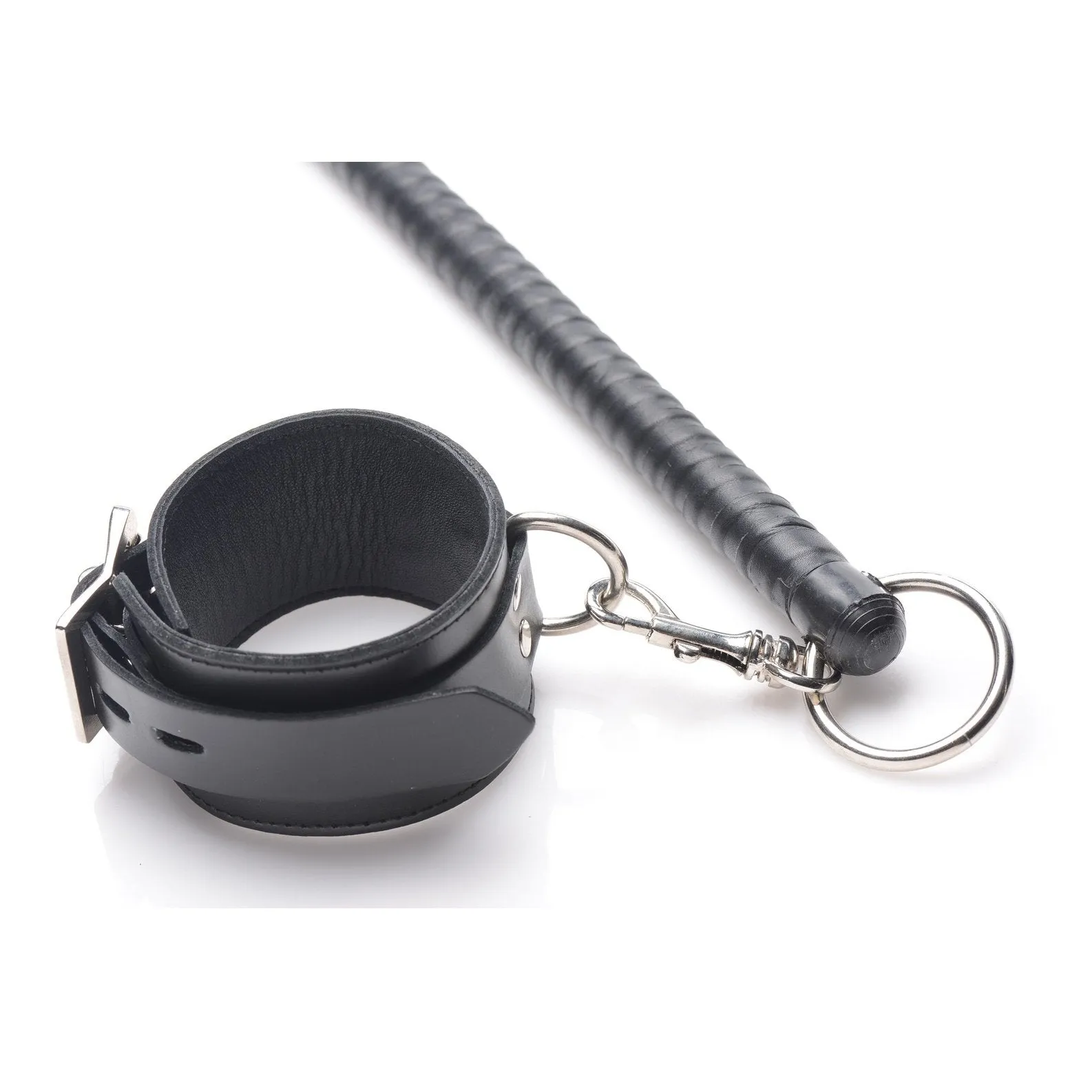Leather Wrapped Spreader Bar With Cuffs