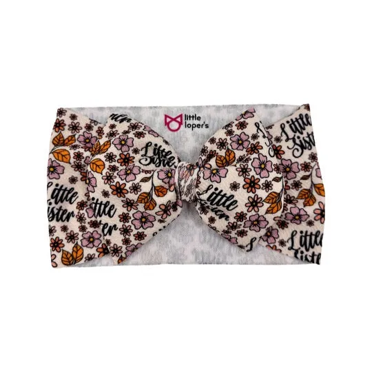 Little Sister Boho Heirloom Floral Headwrap