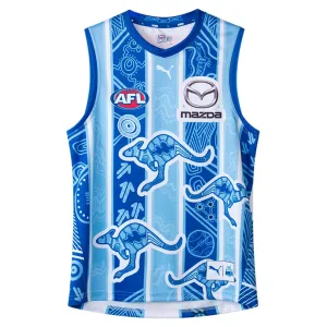 Men's AFL North Melbourne Kangaroos Football Club 2024 Replica Indigenous Jersey