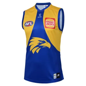 Men's AFL West Coast Eagles Football Club 2025 Replica Home Jersey