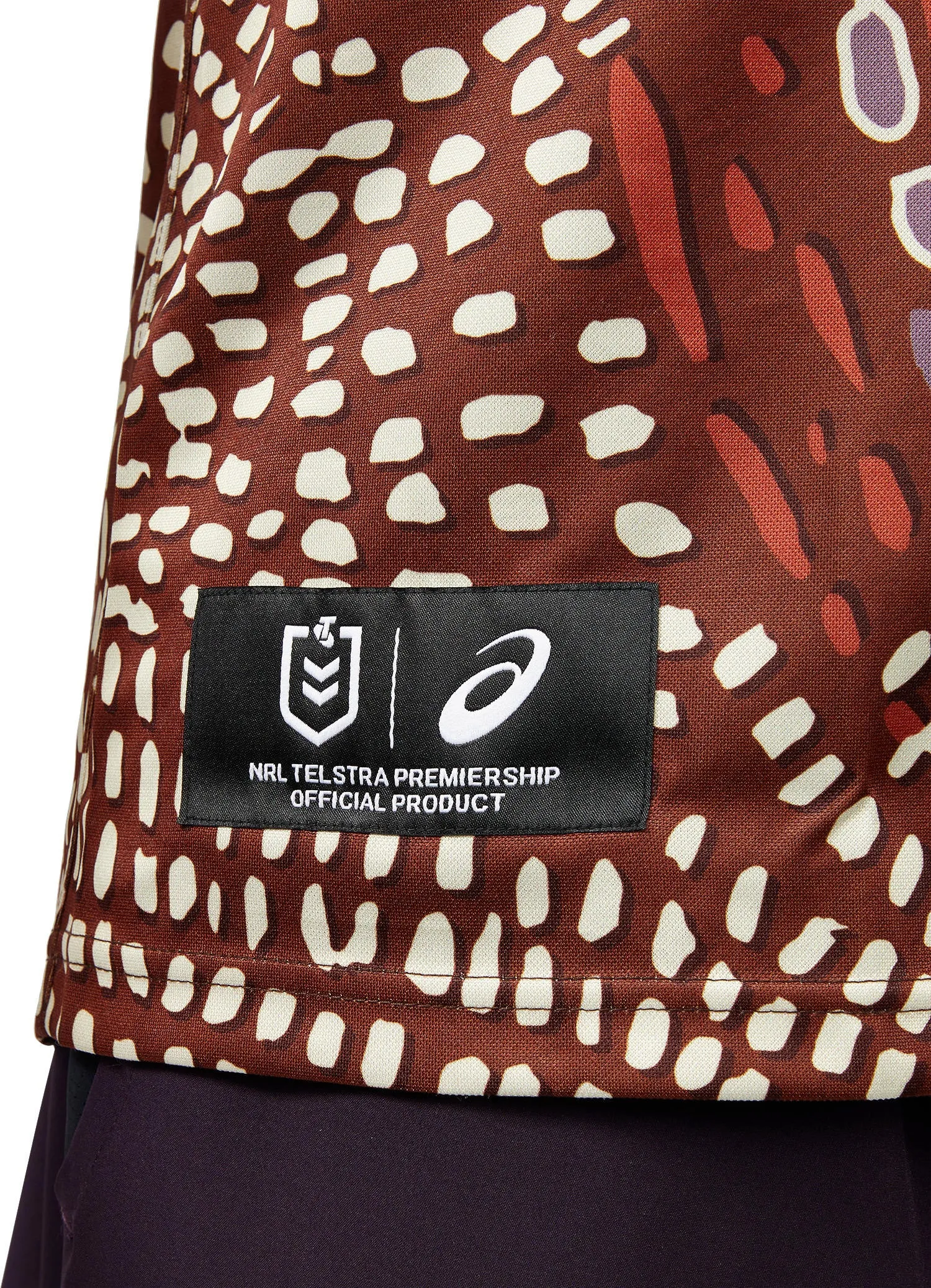 Men's NRL Brisbane Broncos 2024 Replica Indigenous Jersey
