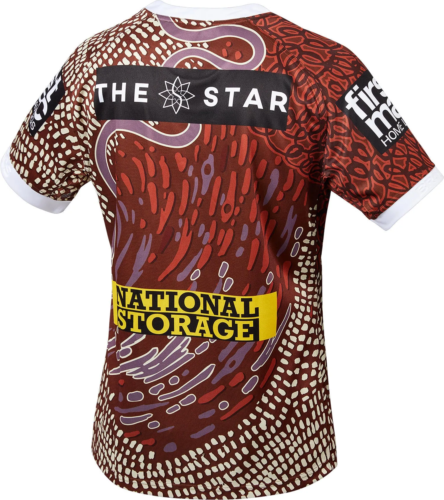 Men's NRL Brisbane Broncos 2024 Replica Indigenous Jersey