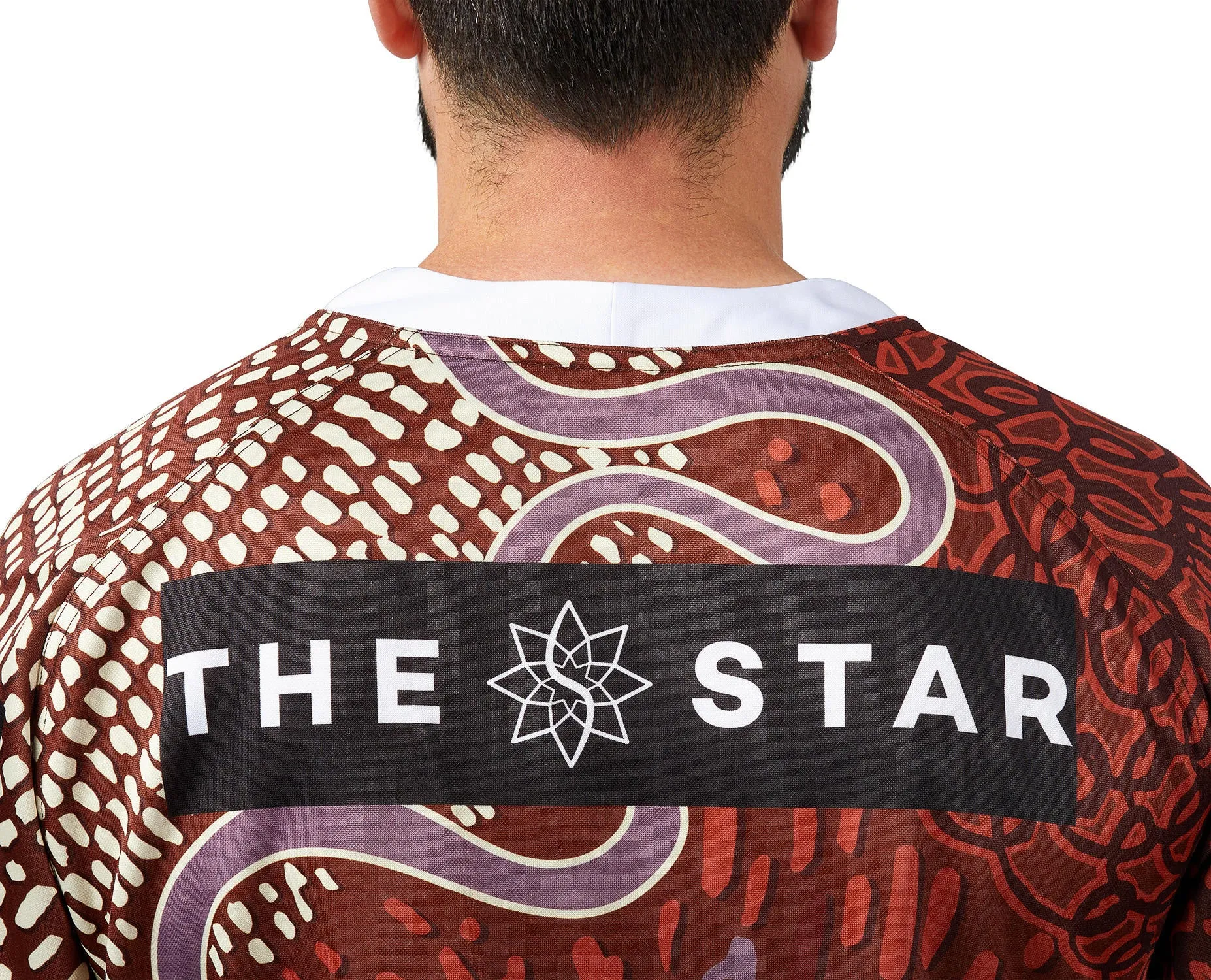 Men's NRL Brisbane Broncos 2024 Replica Indigenous Jersey