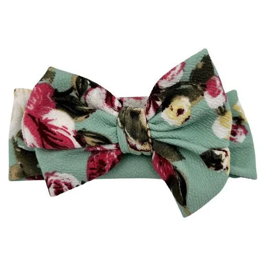 Mint Floral Headwrap