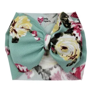 Mint Floral Headwrap