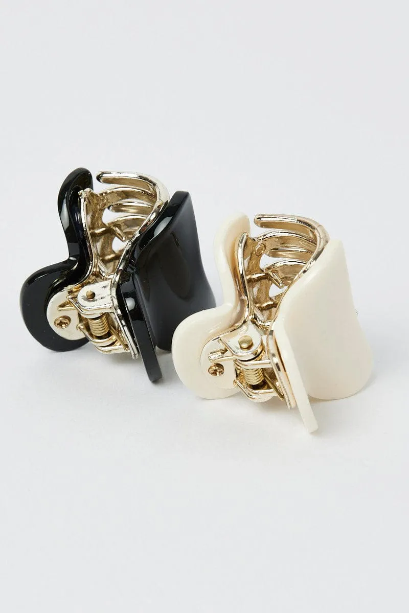 Multi 2 Pack Claw Clips