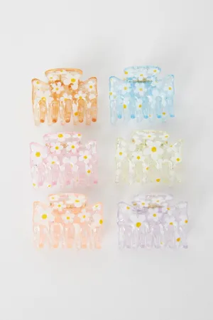 Multi 6 Pack Claw Clips