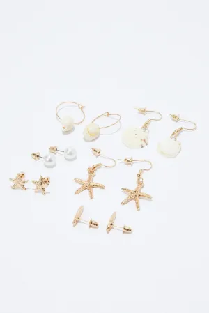 Multi 6 pack Earrings Set