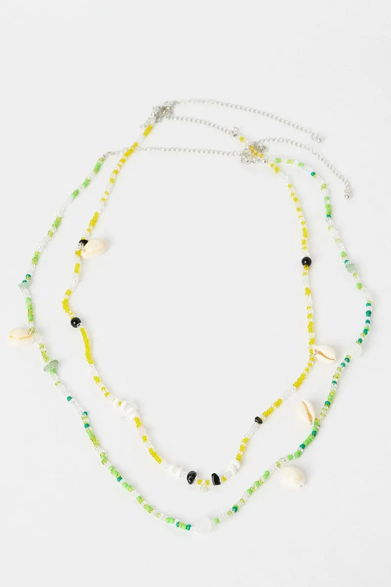 Multi Shell Pendent Beads Belly Chain
