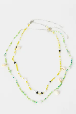Multi Shell Pendent Beads Belly Chain