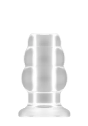 No.49 - Small Hollow Tunnel Butt Plug - 3 Inch - Translucent