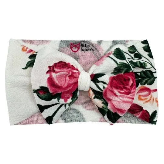 Pretty In Pink Floral Headwrap