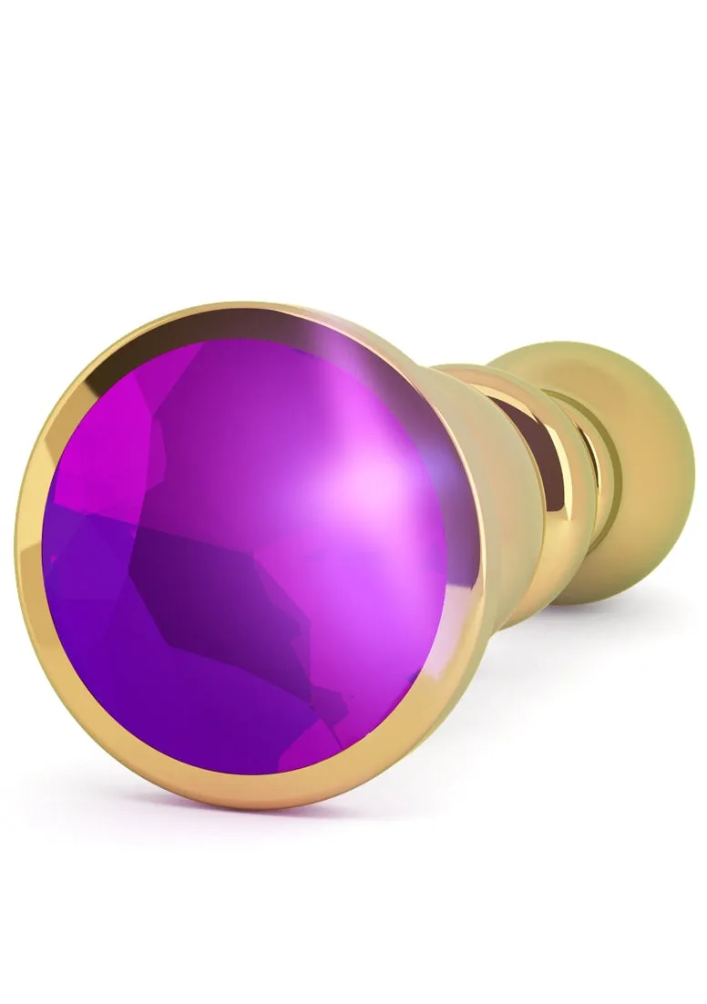 R2 - Gold Plug - 4.8 Inch - Purple Sapphire