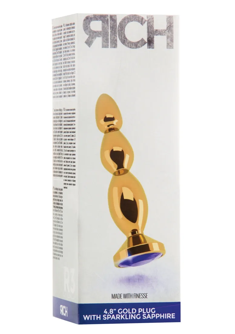 R3 - Gold Plug - 4.8 Inch - Purple Sapphire