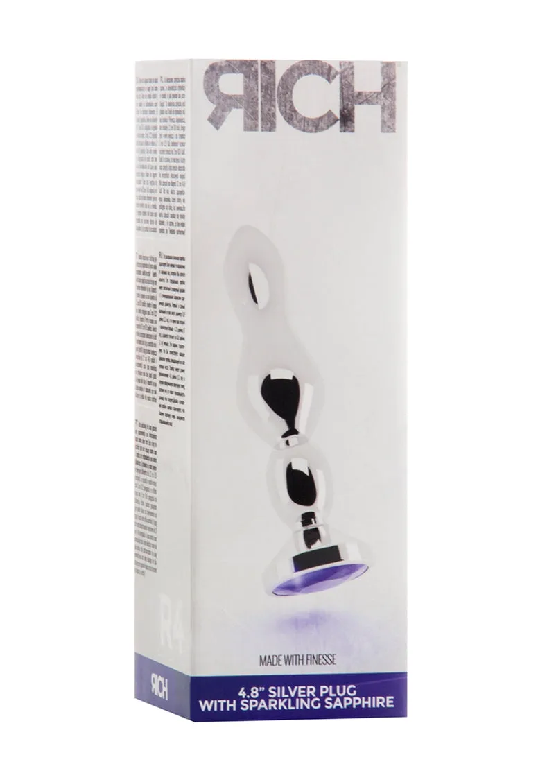 R4 - Silver Plug - 4.8 Inch - Purple Sapphire