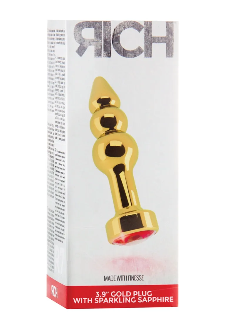 R7 - Gold Plug - 3.9 Inch - Red Sapphire