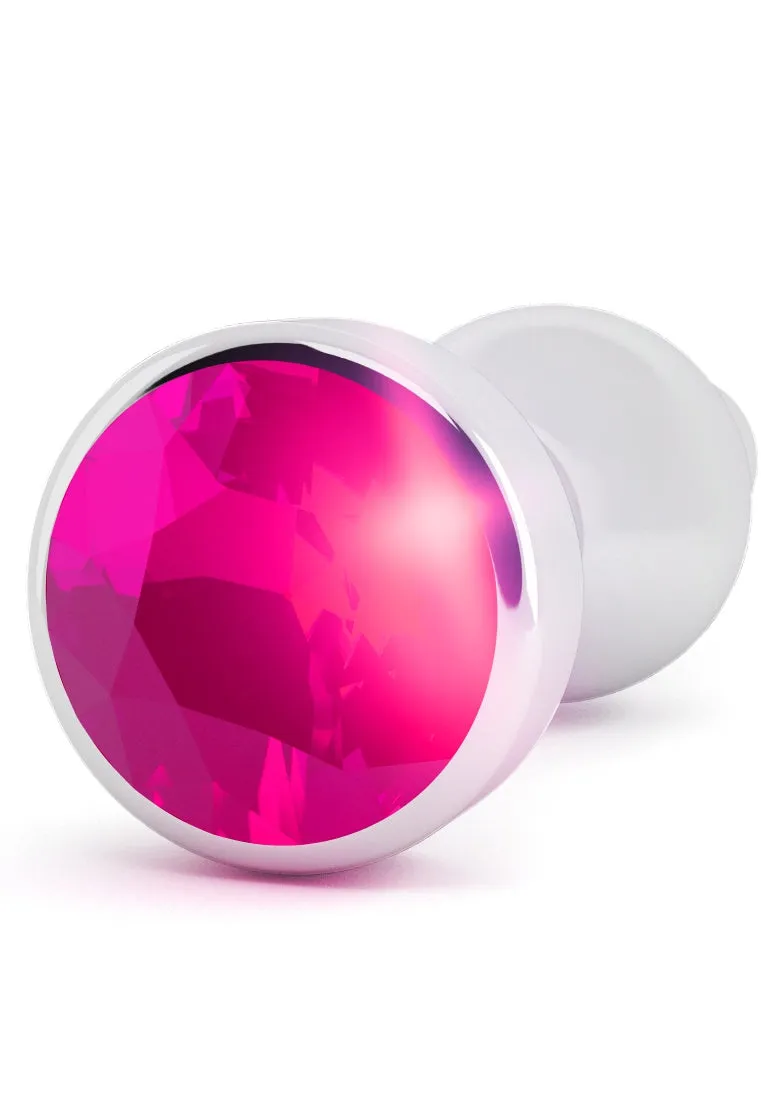 R8 - Silver Plug - 3.5 Inch - Rose Red Sapphire