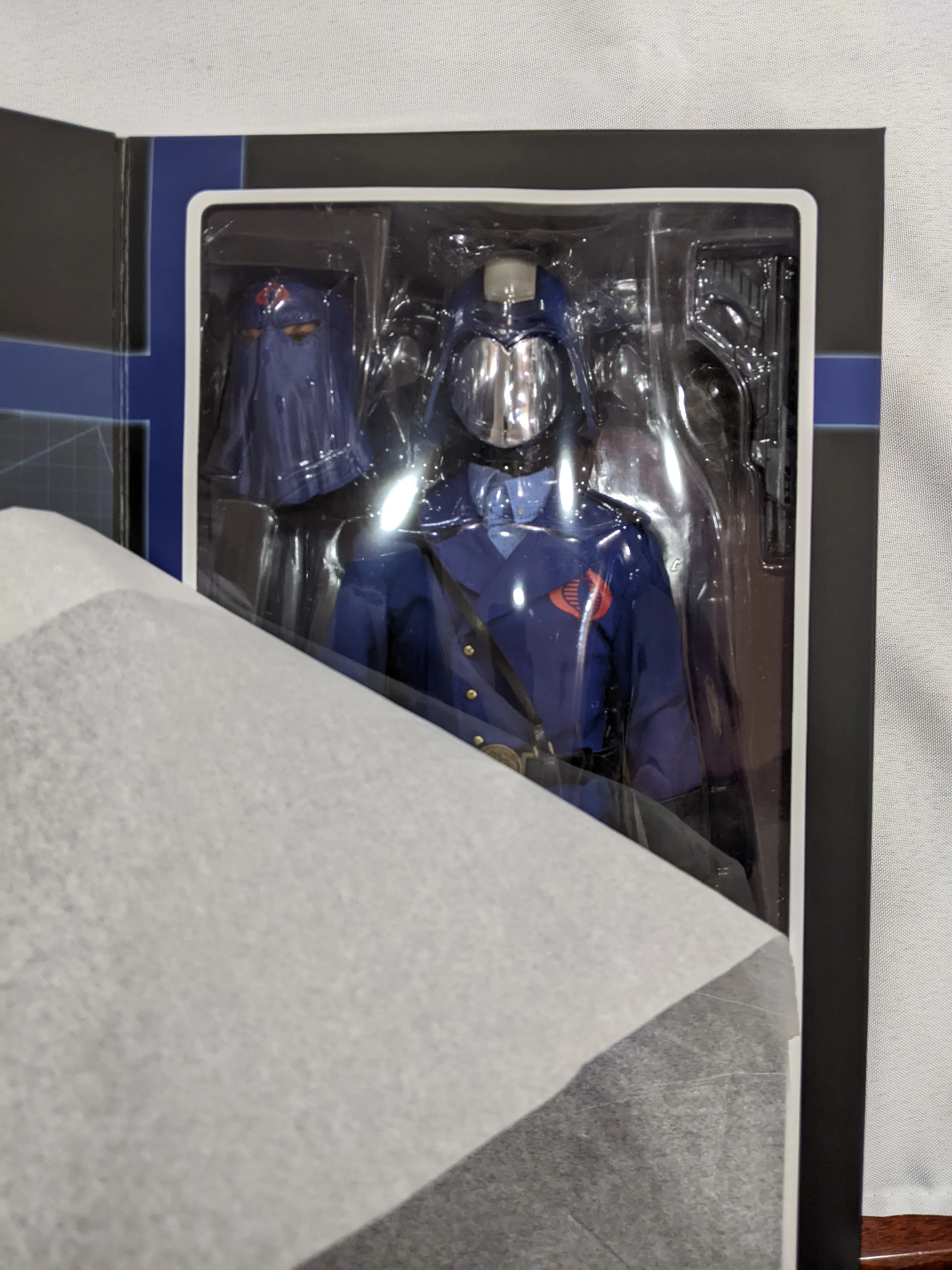 Sideshow Collectible 1/6 G.I. Joe Cobra Commander Sixth Scale Figure *Open Box*