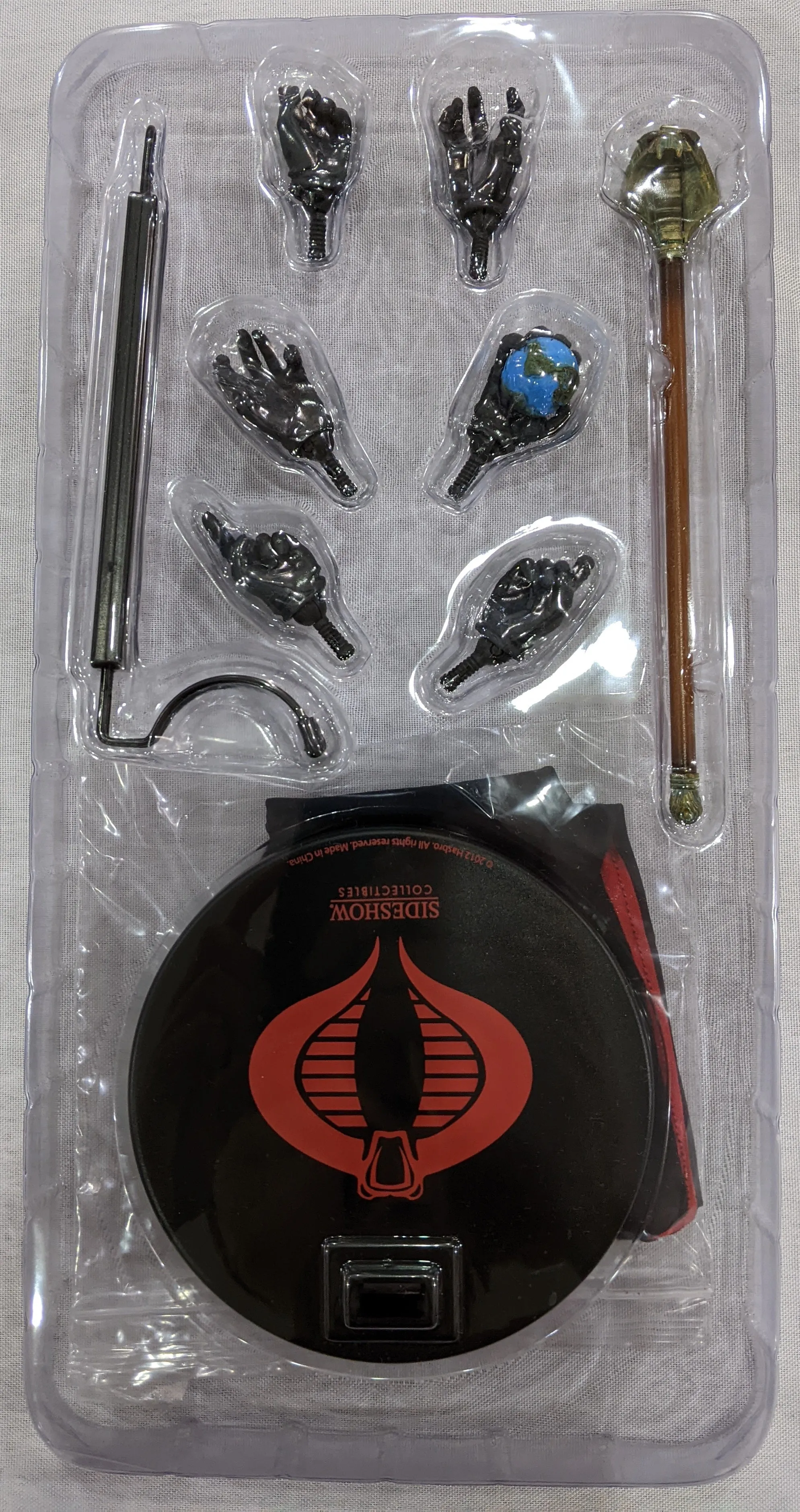 Sideshow Collectible 1/6 G.I. Joe Cobra Commander Sixth Scale Figure *Open Box*