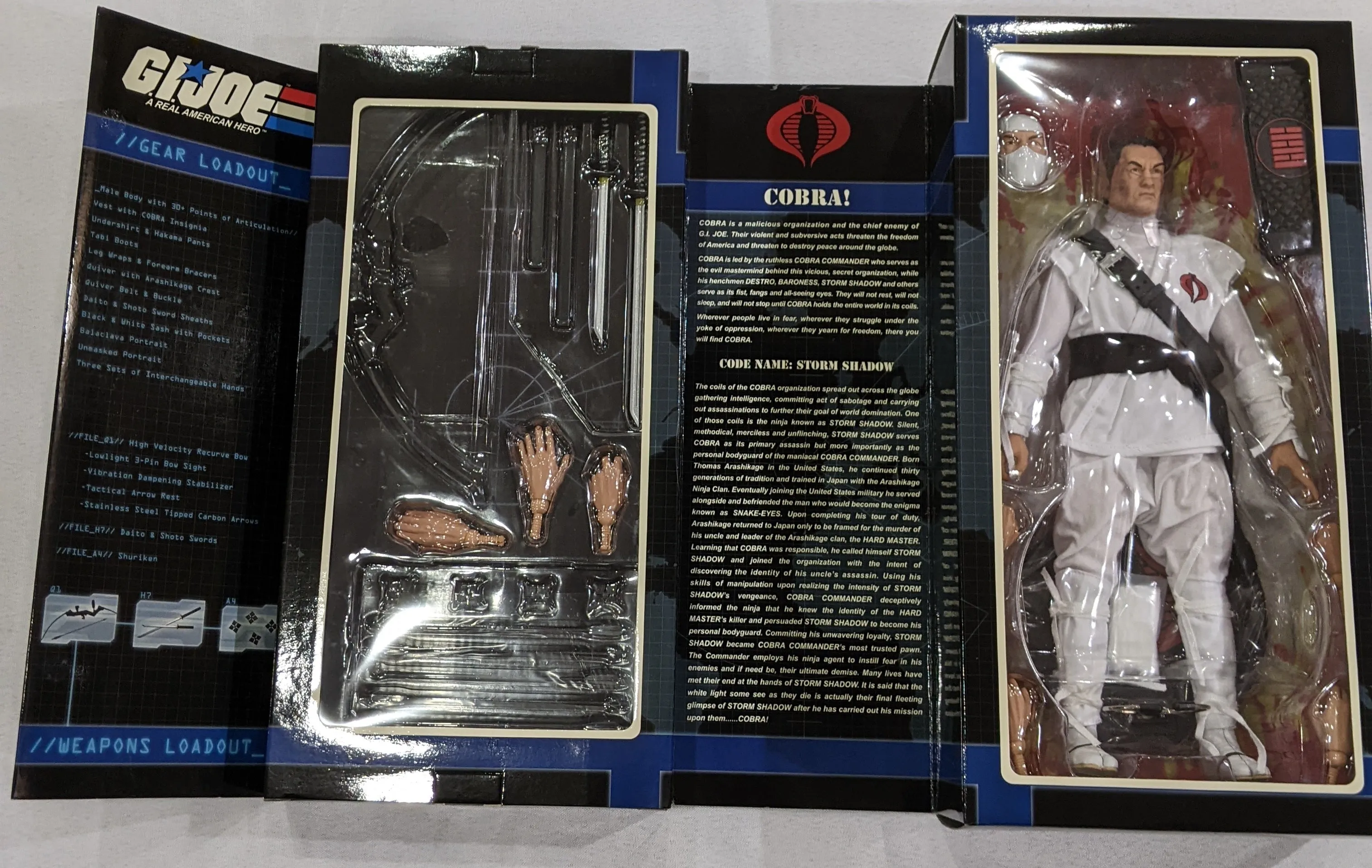 Sideshow Collectible 1/6 G.I. Joe Cobra Ninja Storm Shadow Sixth Scale Figure *Open Box*