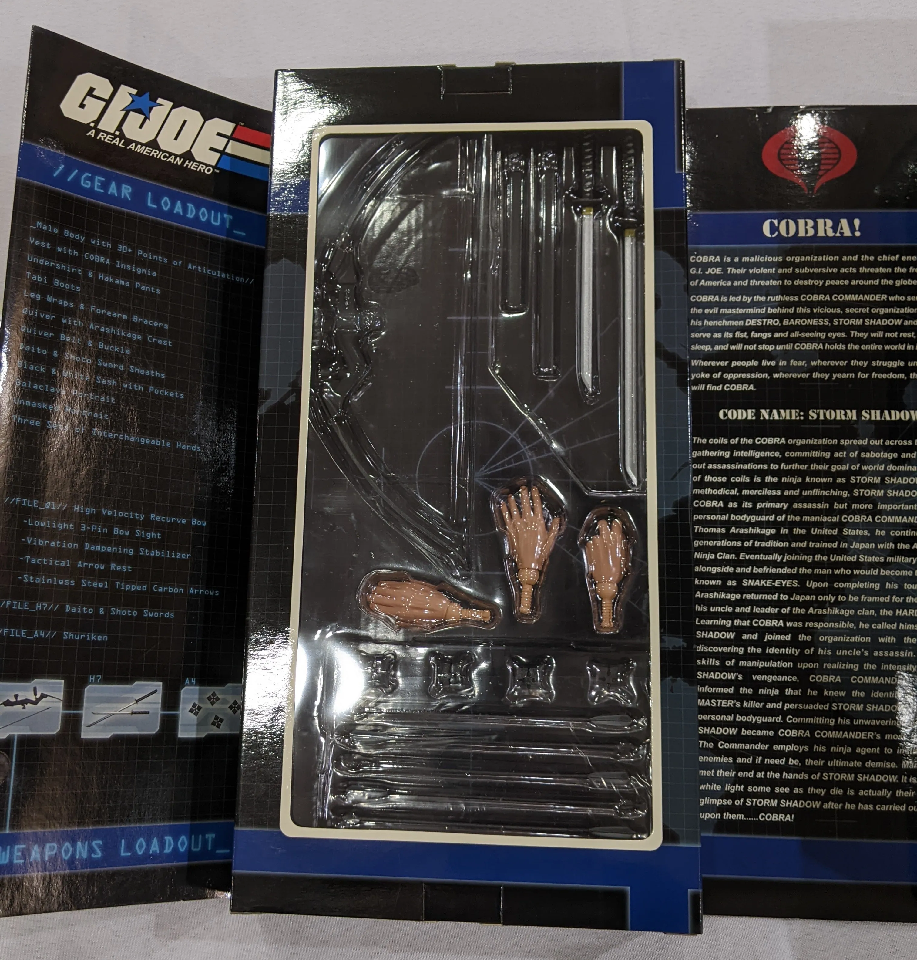 Sideshow Collectible 1/6 G.I. Joe Cobra Ninja Storm Shadow Sixth Scale Figure *Open Box*