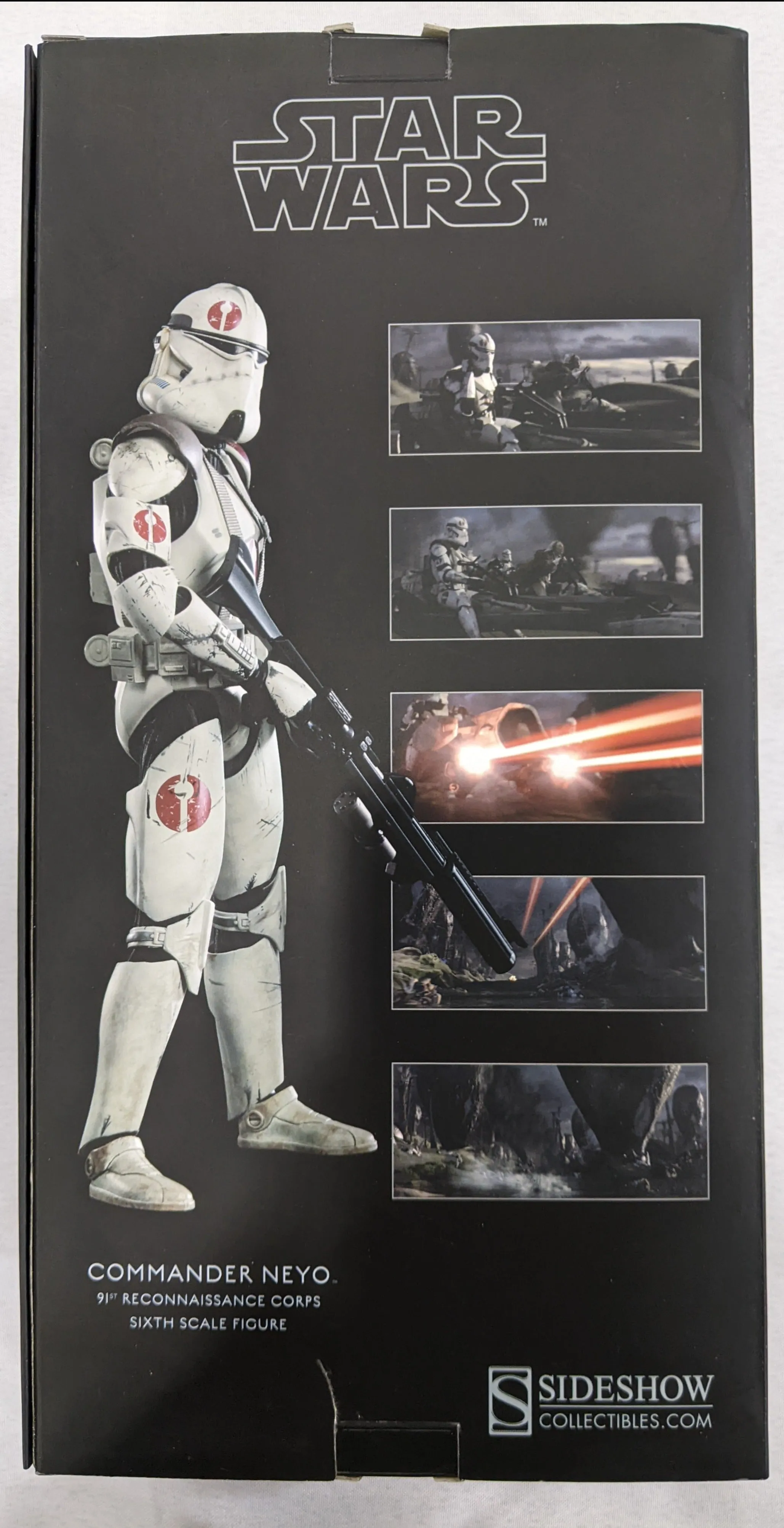 Sideshow Collectible 1/6 Star Wars Militaries of Star Wars 91st Reconnaissance Corps Commander Neyo Sixth Scale Figure *Open Box*