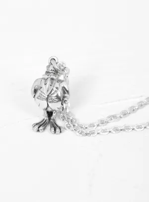 The Crow Necklace Silver