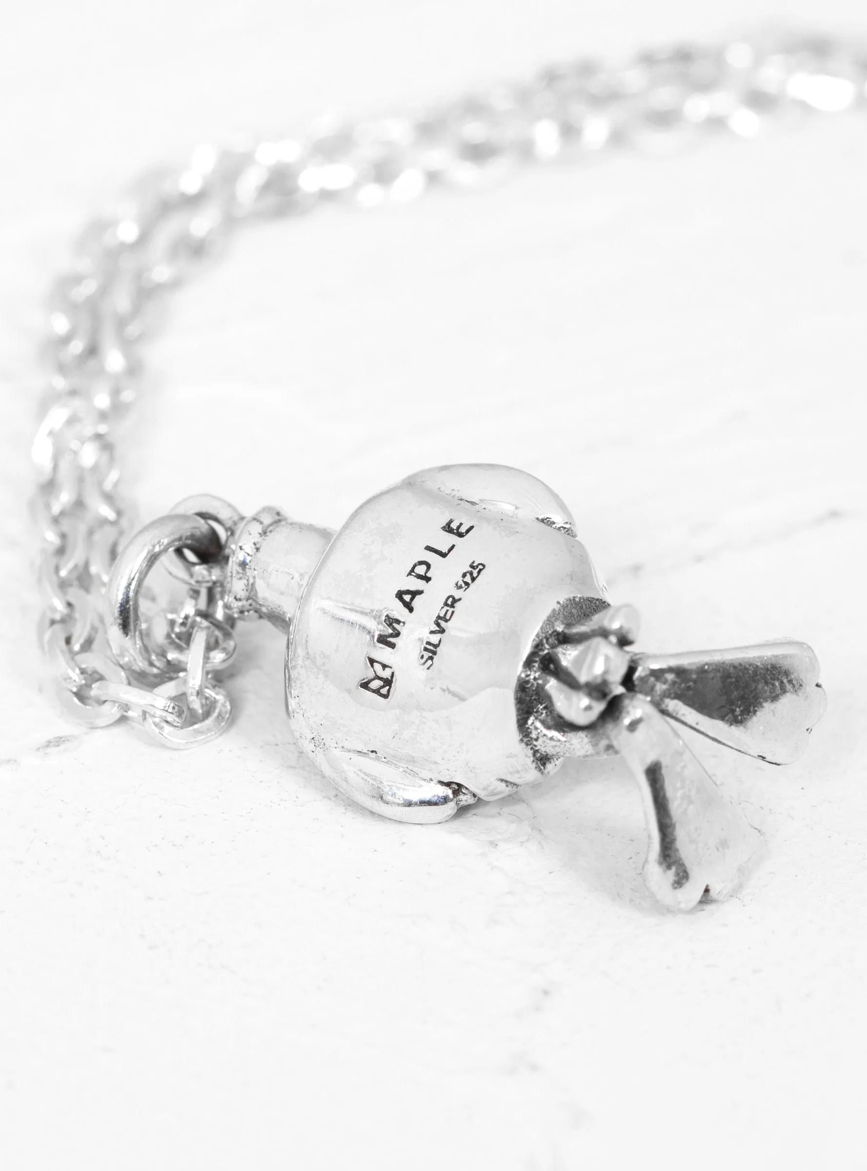The Crow Necklace Silver
