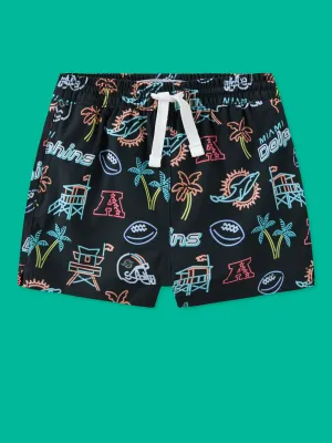 The Neon Dolphins (NFL Toddler Swim Trunk)