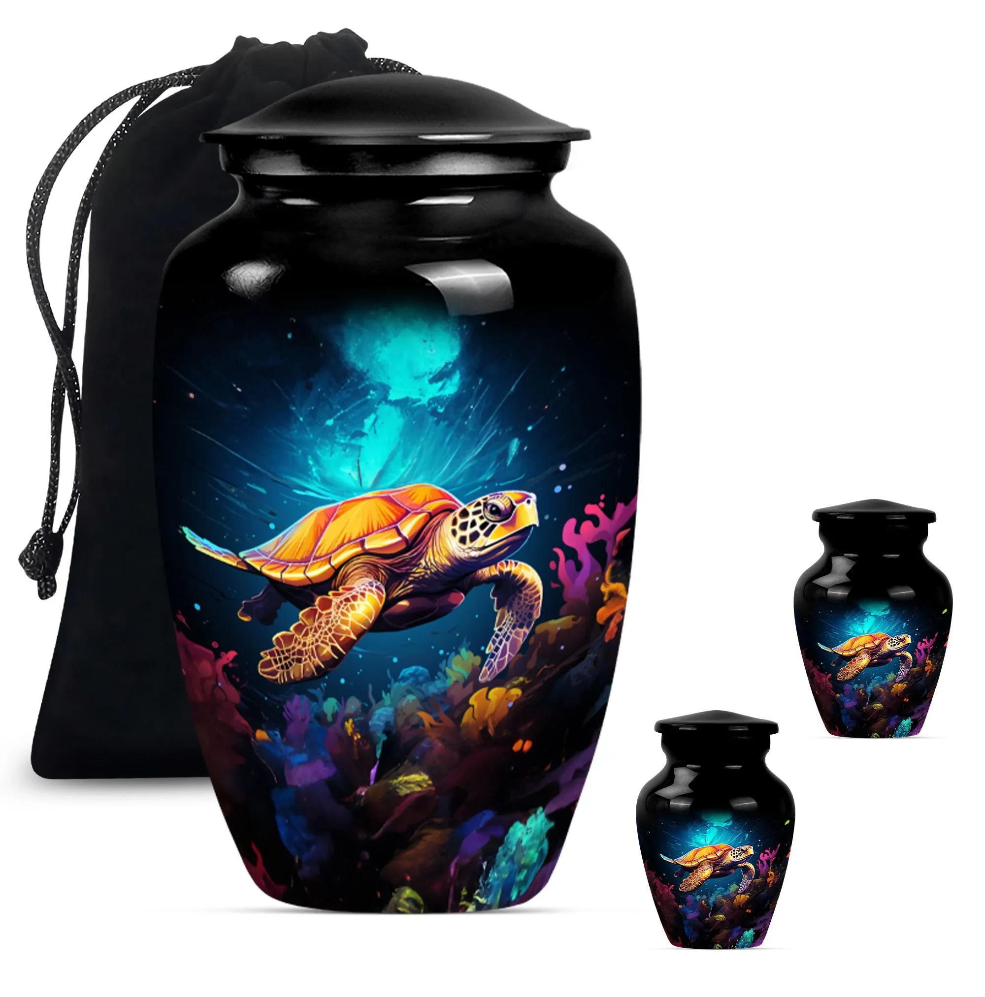 Turtle Theme Urn - Optimal Lasting Tribute for the Departed
