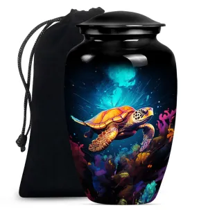 Turtle Theme Urn - Optimal Lasting Tribute for the Departed