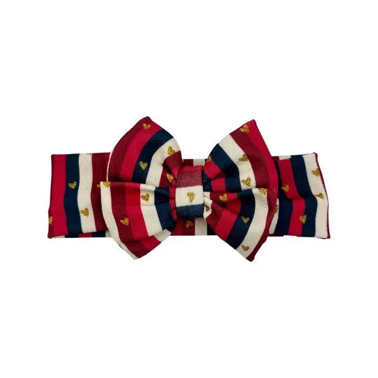 Valentine Stripes Headwrap