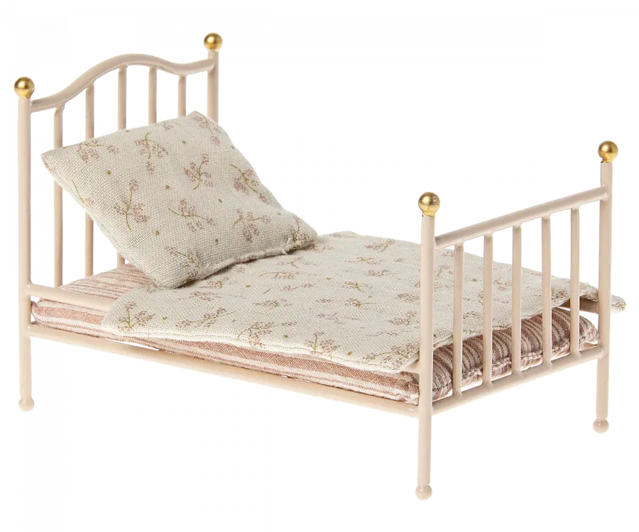 Vintage bed, Mouse - Rose