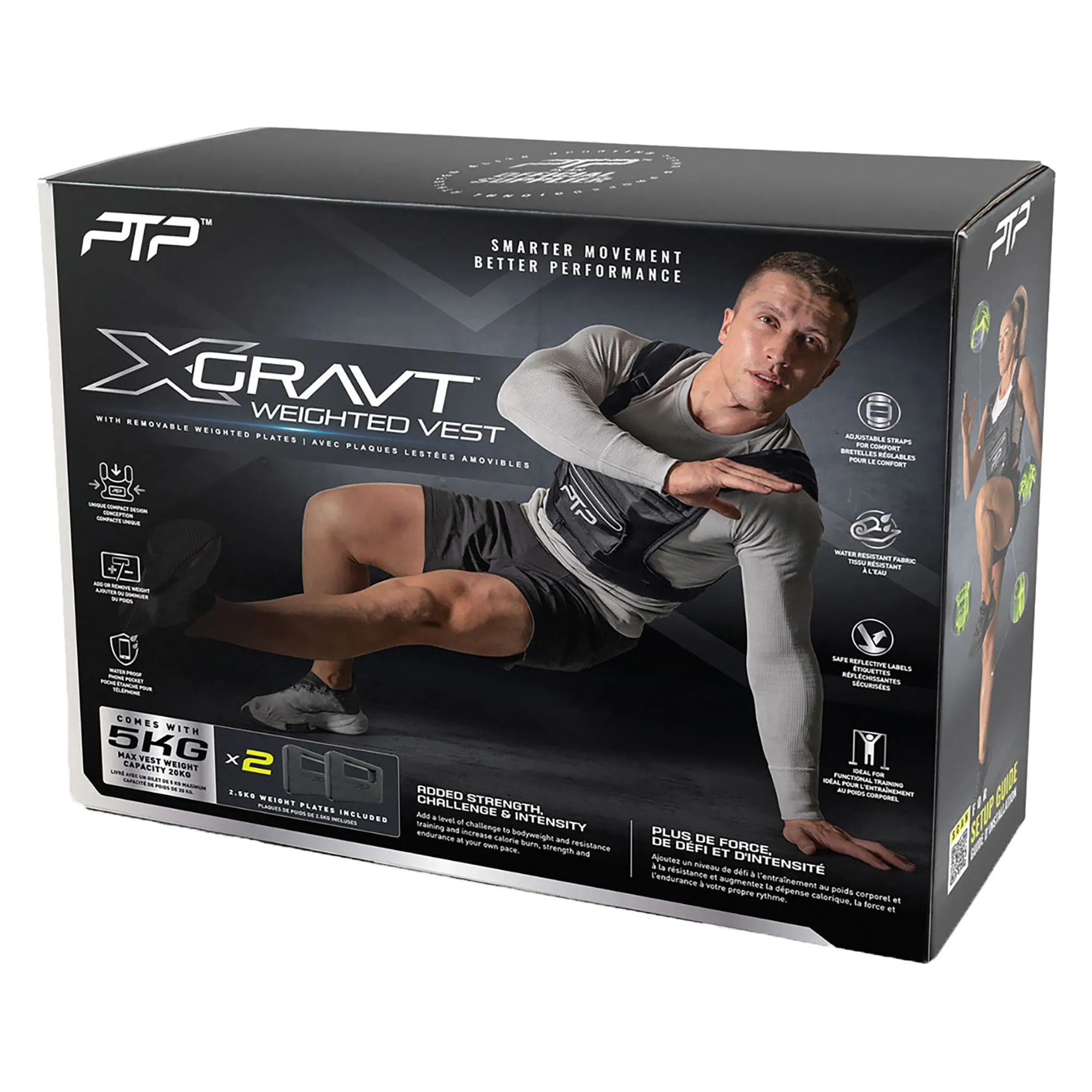 XGravity 5Kg Weighted Vest Combo